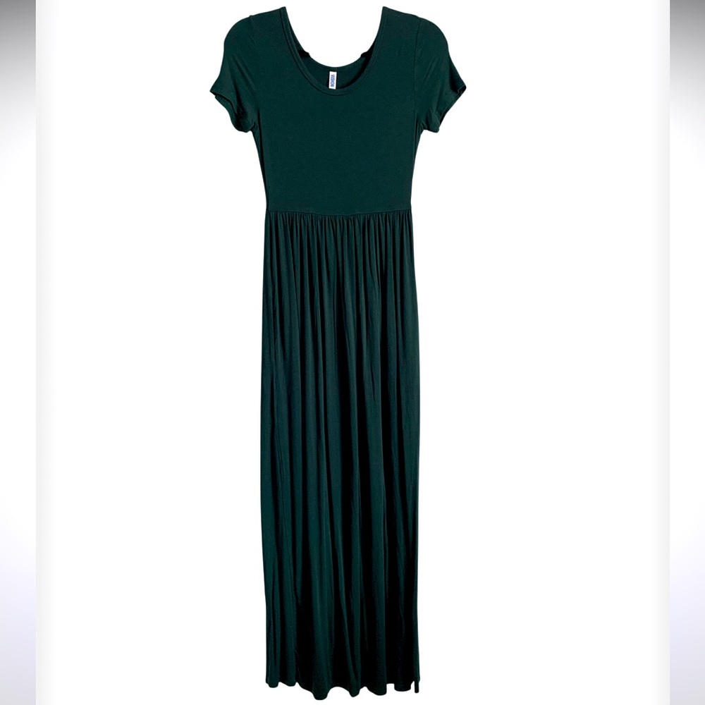 VIISHOW Dark Forest Green Maxi Dress